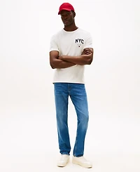 Tommy Hilfiger Men's Embroidered Nyc Logo T-Shirt