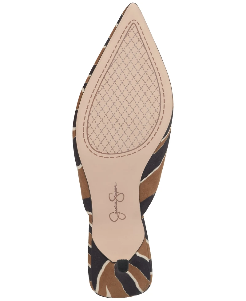 Jessica Simpson Women's Belvaen Mid-Heel Mule Pumps