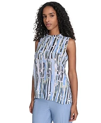 Calvin Klein Women's Sleeveless Printed Top