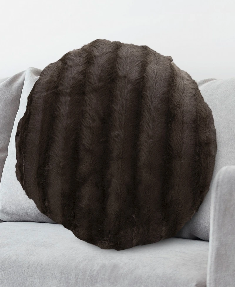 Cheer Collection Decorative Round Deccorative Pillow Set, 18" x