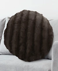 Cheer Collection Decorative Round Deccorative Pillow Set, 18" x