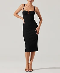 Astr the Label Women's Jaida Sweetheart Midi Dress