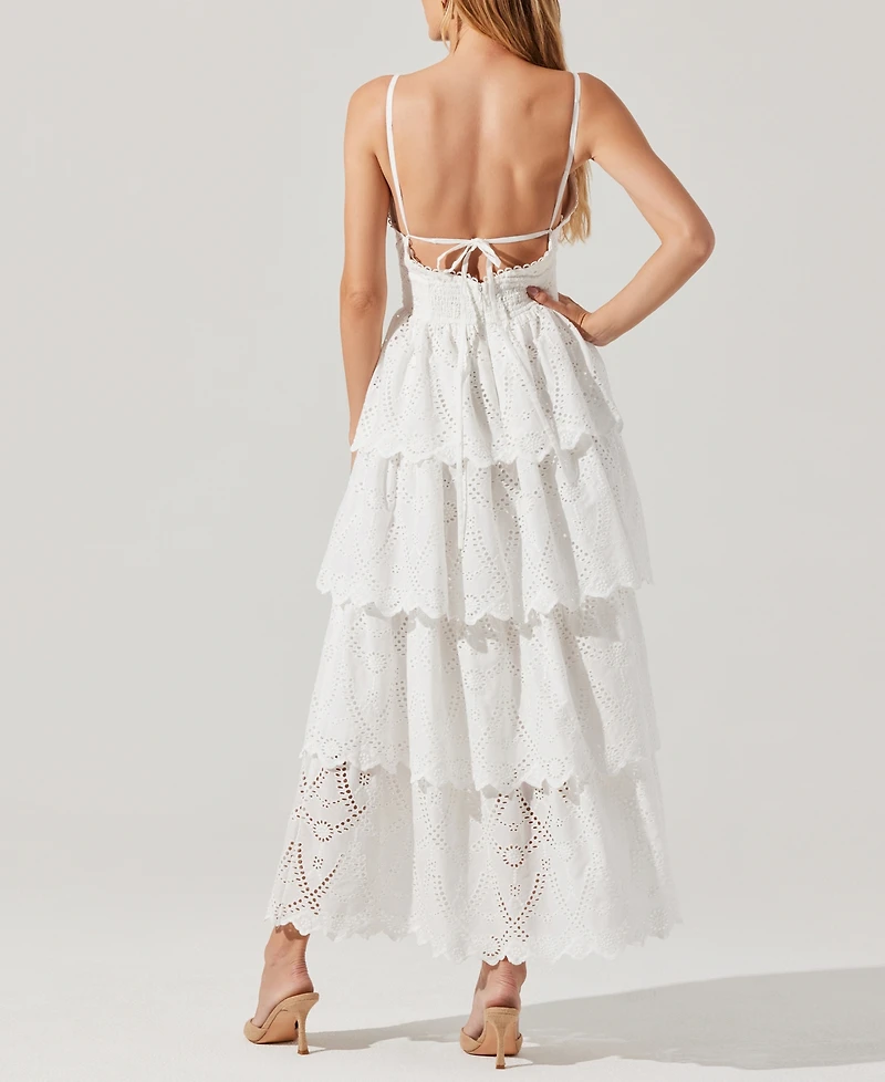 Astr the Label Women's Faeryn Cotton Maxi Dress