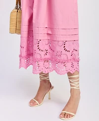 En Saison Women's Peyton Cotton Midi Dress