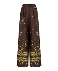 Nocturne Women's Printed Flowing Pants
