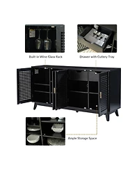 Comtemporary Alexis 58"Wide Sideboard