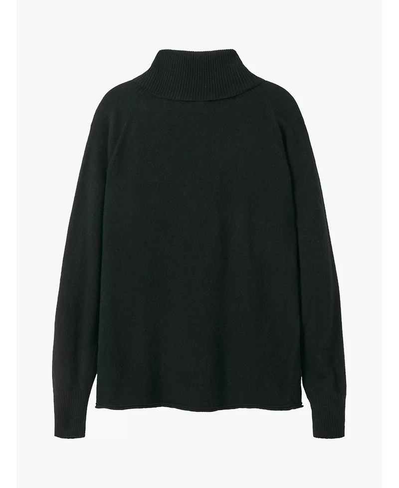 Celtic & Co. Women's Geelong Wool Slouch Turtleneck Sweater