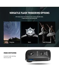 Neewer Fc-16 2.4G Wireless Camera Shutter Studio Flash Trigger with Two Receivers, Compatible with Canon Rebel T3 Xs T4i T3i T2i Xsi Eos 1100D Mark Iv