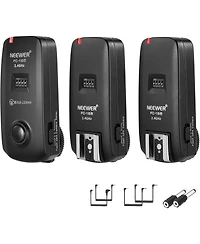 Neewer Fc-16 2.4G Wireless Camera Shutter Studio Flash Trigger with Two Receivers, Compatible with Canon Rebel T3 Xs T4i T3i T2i Xsi Eos 1100D Mark Iv