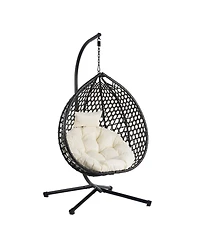 Mondawe Versatile Hanging Egg Chair for Indoor and Outdoor Use