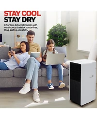 Honeywell 13,500 Btu Slim & Smart WiFi Portable Ac with Fan, Dehumidifier, Alexa/Google Home Voice Control – Cools Up to 660 Sq. Ft., HX4CESVWG