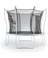 Vuly 12 Ft Ultra Outdoor Trampoline with No Gap Netting, External Springs, Self Closing Entry, No Nuts or Bolts, and Safety Padding