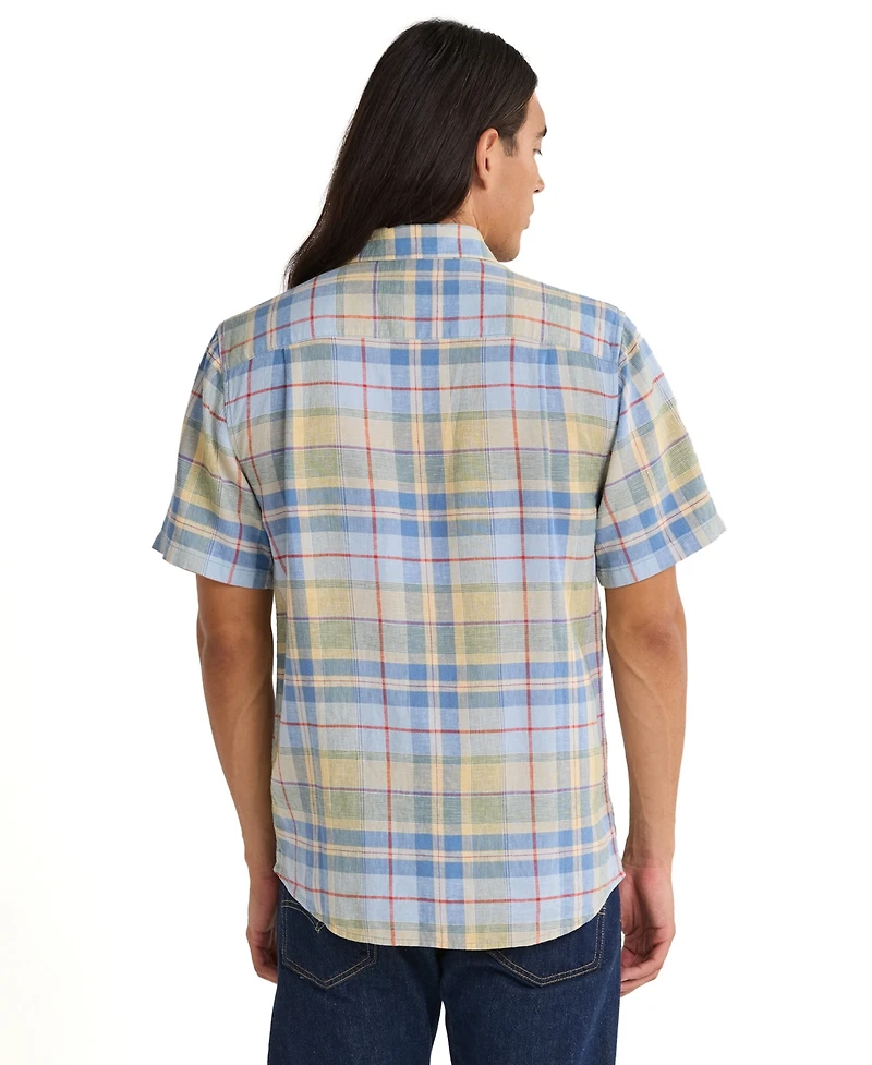 Pendleton Men's Short Sleeve Linen Dawson Shirt