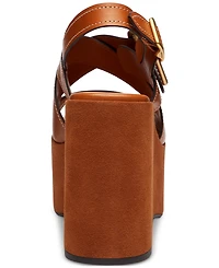 Coach Women's Archival Buckle Platform Sandals