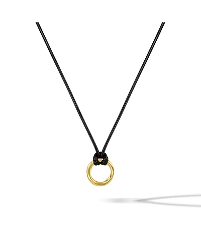 Vincero Men's Gold Kairos Circular Amulet Pendant Necklace, 22"