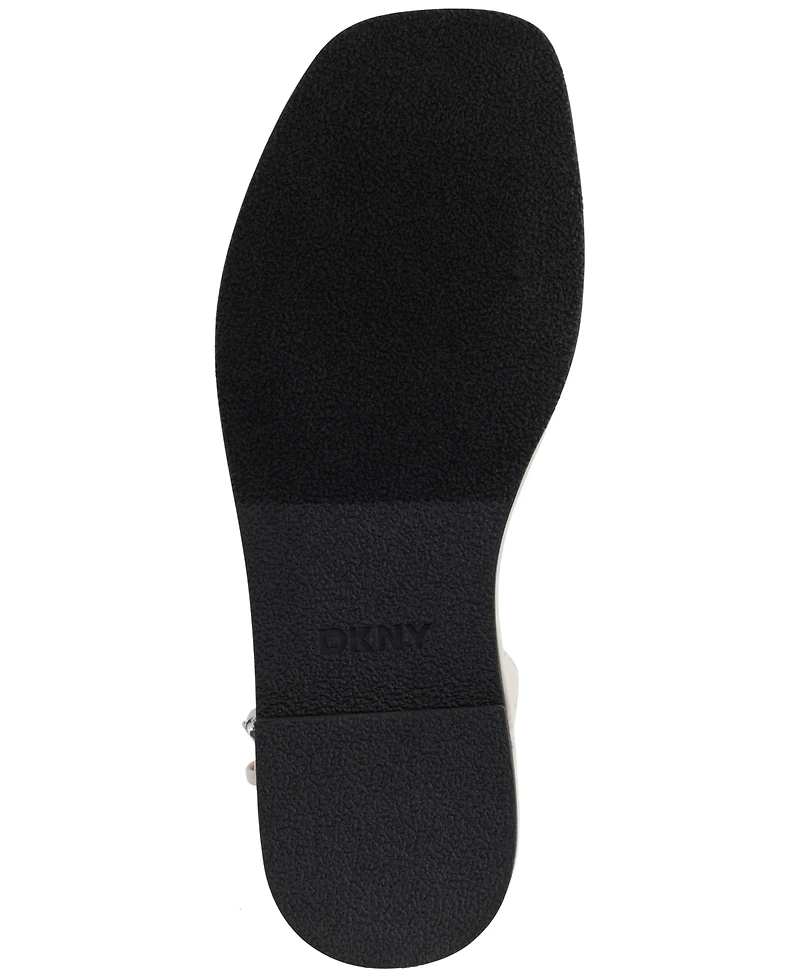 Dkny Women's Bacliff Ankle Strap Flats