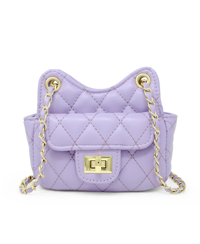 Tiny Treats + Zomi Gems Girls Quilted Treasure Purse, Pink