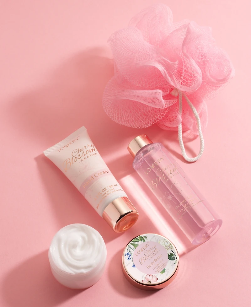 Lovery 5-Pc. Cherry Blossom Bath Gift Set