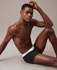 Calvin Klein Men's 3-Pack Icon Stretch Low Rise Trunks