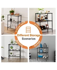 Heavy Duty Storage Shelving Unit, Adjustable Metal Wire Racks Standing Shelf