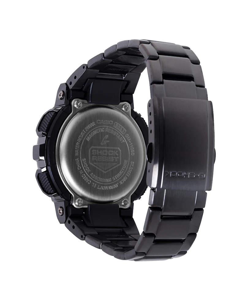 G-Shock Men's Quartz Black Ip Stainless Steel Watch, 48.8mm