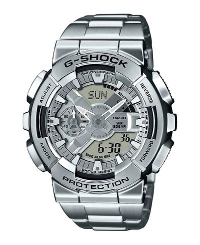G-Shock Men's Quartz Silver Tone Stainless Steel Watch, 48.8mm