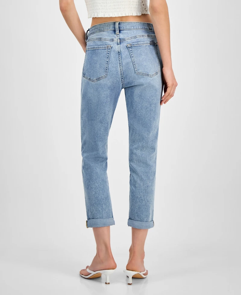 7 For All Mankind Women's Josefina High-Rise Slim-Fit Boyfriend Jeans