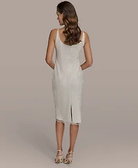 Donna Karan New York Women's Floral Sequined Dress
