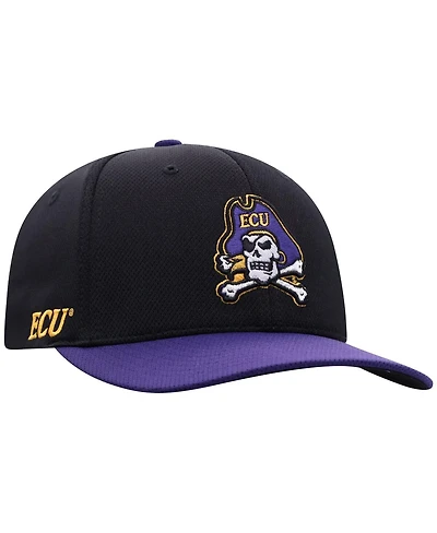 Top of the World Men's Black Ecu Pirates Reflex Fitted Hat