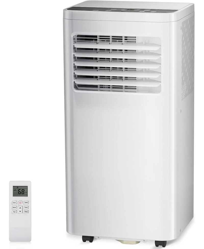 Cowsar 10,000 Btu Air Conditioner cool Up to 450 Sq.Ft, 4 Modes Portable Ac Unit with 24Hrs Timer/Led Display/Remote Control/Installation Kits, Ac Uni