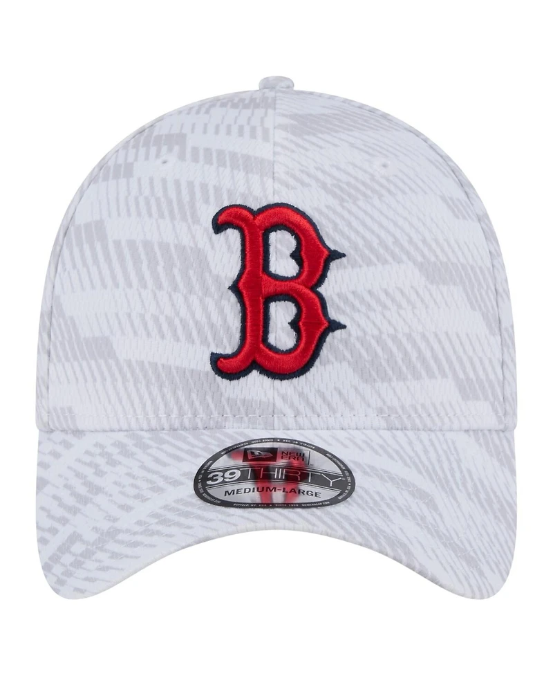 New Era Men's White Boston Red Sox Graded 39THIRTY Stretch Fit Hat