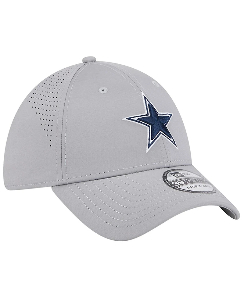 New Era Men's Gray Dallas Cowboys Active 39THIRTY Flex Hat