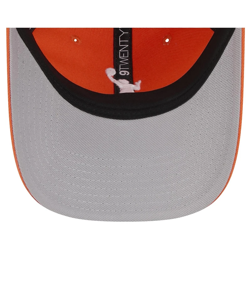 New Era Men's and Women's Orange Wnba Core Logo 9TWENTY Adjustable Hat