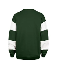 '47 Brand Women's Green Minnesota Wild Eephus Barred Pullover Sweatshirt