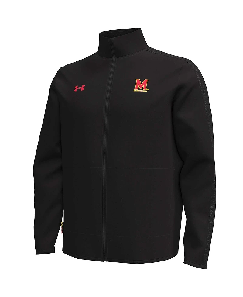 Under Armour Men's Black Maryland Terrapins Command Full-Zip Jacket