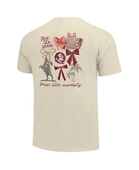 Comfort Colors Women's Natural Florida State Seminoles Coquette T-Shirt