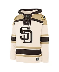 '47 Brand Men's Cream San Diego Padres Superior Lacer Pullover Hoodie