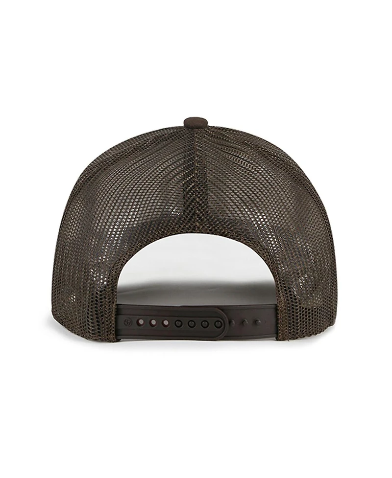 '47 Brand Men's White/Brown San Diego Padres Freshman Trucker Adjustable Hat