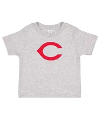 Soft as a Grape Toddler Red/Heather Gray Cincinnati Reds Cooperstown Collection T-Shirt, Set of 2
