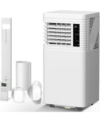 Cowsar 8,000 Btu Air Conditioner cool Up to 350 Sq.Ft, 4 Modes Portable Ac Unit with 24Hrs Timer/Led Display/Remote Control/Installation Kits, Ac Unit