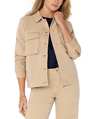 Liverpool Los Angeles Women's Twill Cargo Jacket