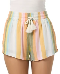 O'Neill Juniors' Keagan Low Tide Striped Woven Shorts