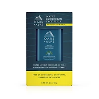 Oars + Alps Matte Sunscreen Face Stick Spf 50, 0.53 oz.