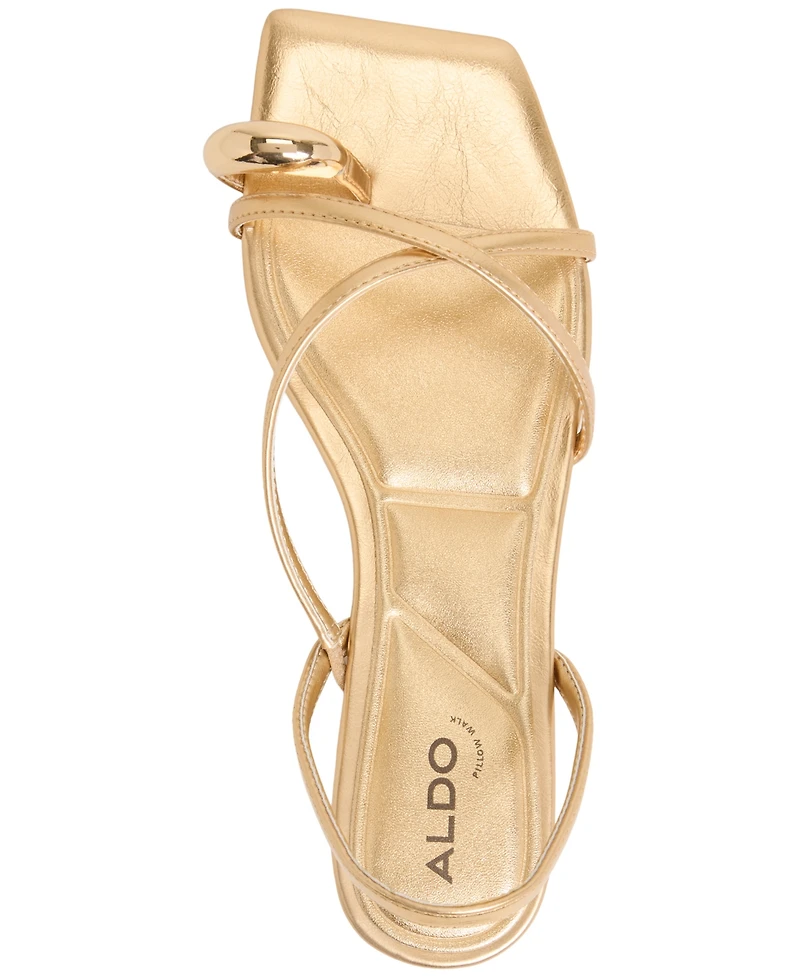 Aldo Women's Synthesa Strappy Toe-Ring Flat Sandals