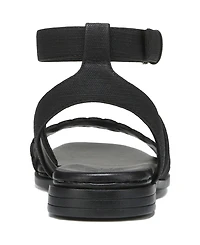 Naturalizer Women's Gana Square Toe Strappy Flat Sandals
