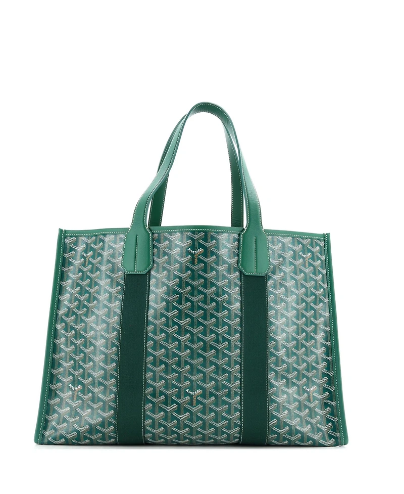 Pre-Owned Goyard Mm Villette Tote Printed Coated Canvas