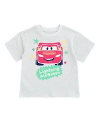 Cars Baby Boys Disney Mickey Mouse Waffle knit T-Shirt Shorts Outfit Set