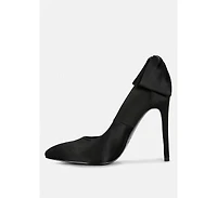 Hornet Satin Stiletto Pumps