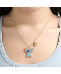 Disney Stitch Jewelry Set - Stitch Necklace and Leaf Earrings