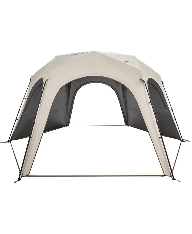 Naturehike Cloud Bounder Hexagonal Pop up Canopy Gazebo Tent, Hot Tent with Stove Jack 8-10 Person Camping Tent, 4 Season Tent for Camping